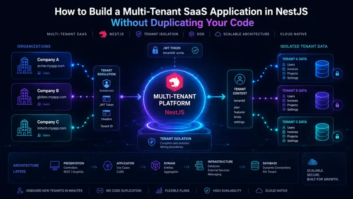 How to Build a Multi-Tenant SaaS Application in NestJS Without Duplicating Your Code